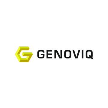 Genoviq.com logo, a brandable .com business name for sale