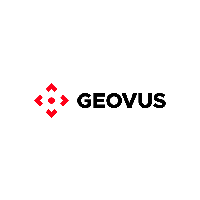 Geovus.com logo, a brandable .com business name for sale