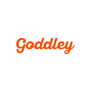 Goddley.com logo, a brandable .com business name for sale