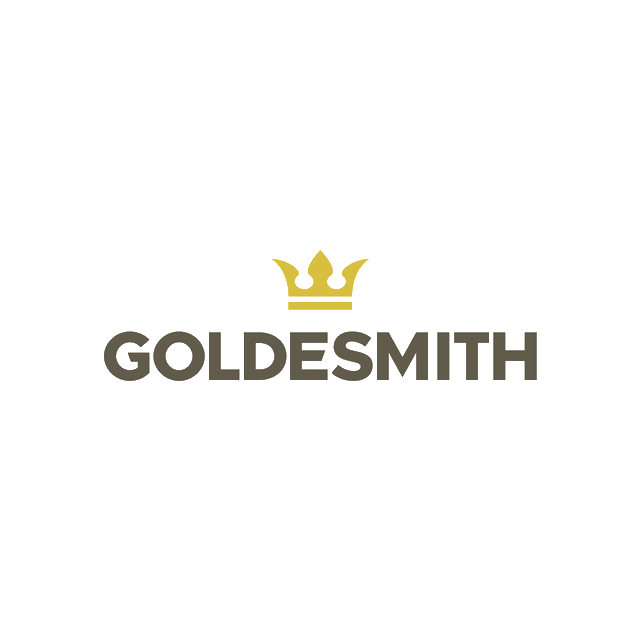 Goldesmith.com logo, a brandable .com business name for sale