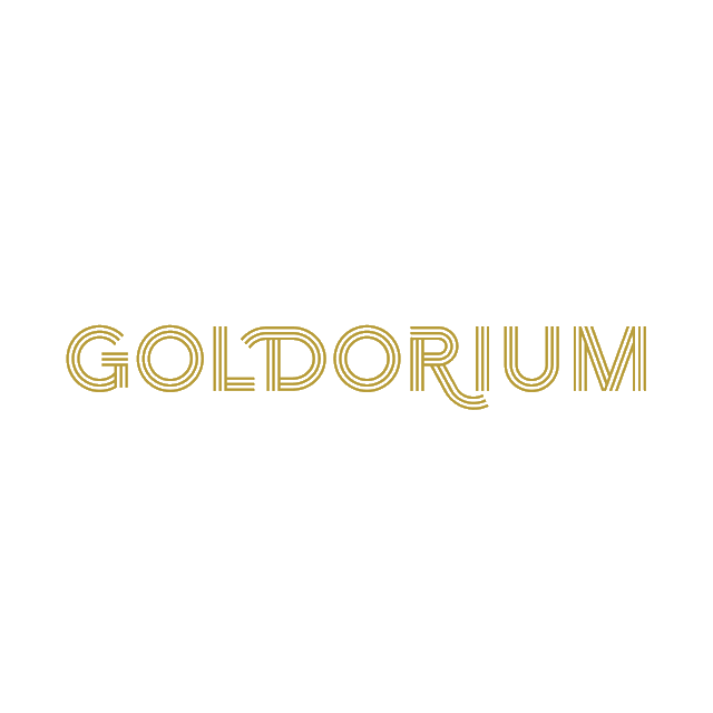 Goldorium.com logo, a brandable .com business name for sale