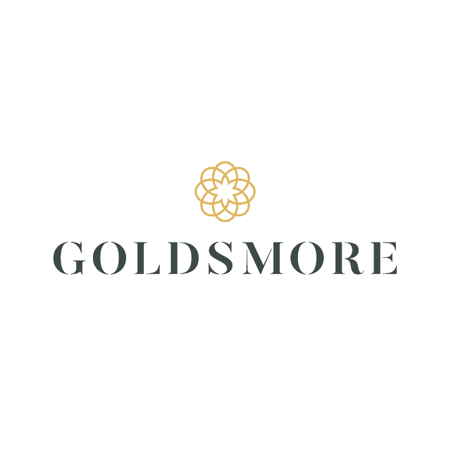 Goldsmore.com logo, a brandable .com business name for sale
