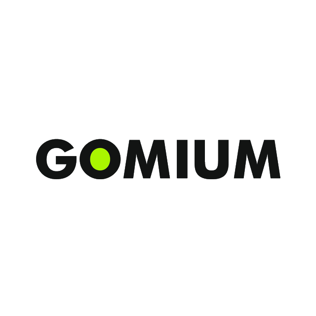 Gomium.com logo, a brandable .com business name for sale