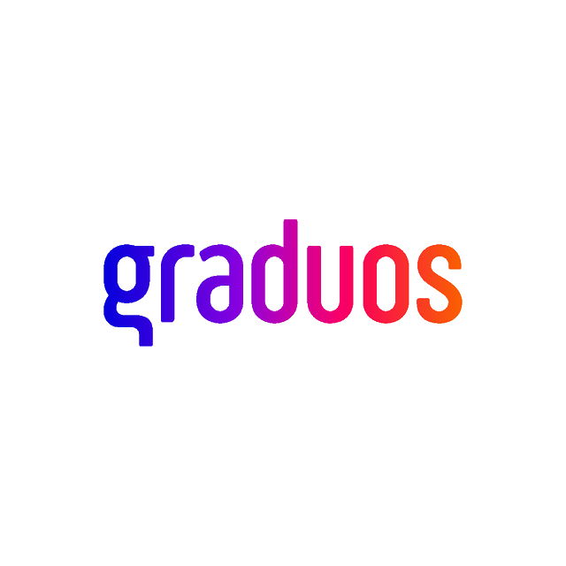 Graduos.com logo, a brandable .com business name for sale