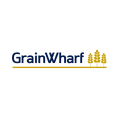 GrainWharf.com logo, a brandable .com business name for sale