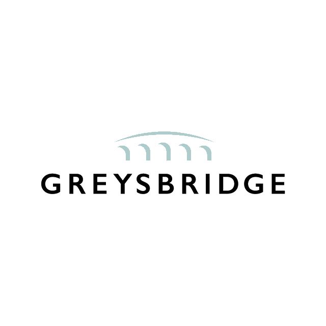 Greysbridge.com logo, a brandable .com business name for sale