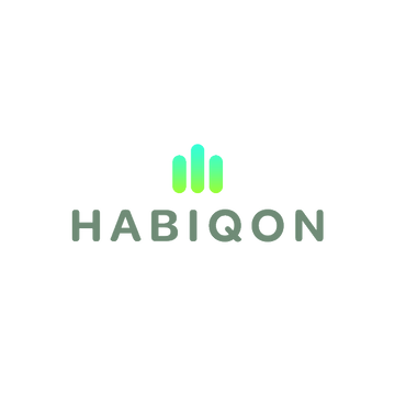 Habiqon.com logo, a brandable .com business name for sale