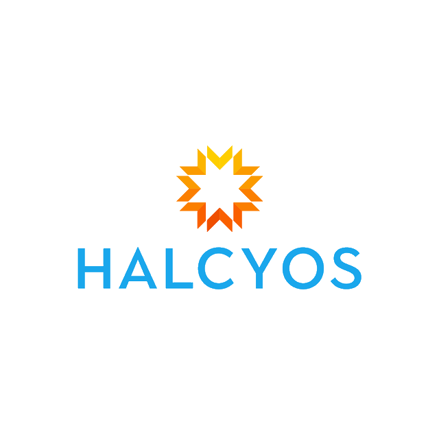 Halcyos.com logo, a brandable .com business name for sale
