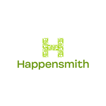 Happensmith.com logo, a brandable .com business name for sale