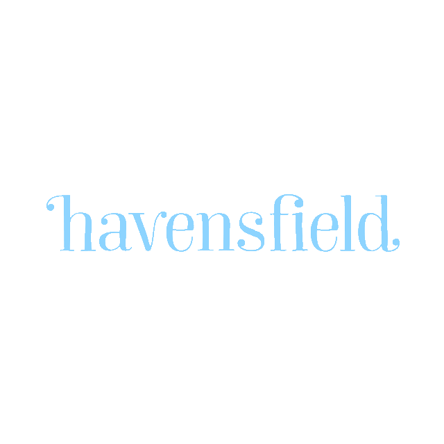 Havensfield.com logo, a brandable .com business name for sale