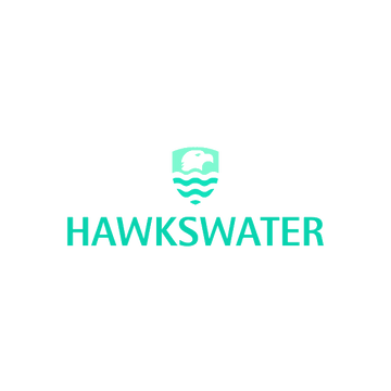 Hawkswater.com logo, a brandable .com business name for sale