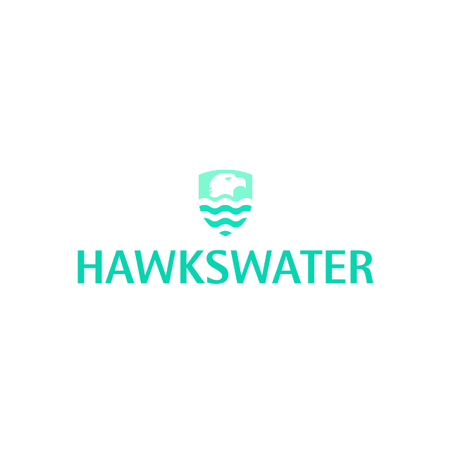 Hawkswater.com logo, a brandable .com business name for sale