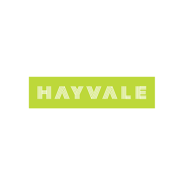 Hayvale.com logo, a brandable .com business name for sale
