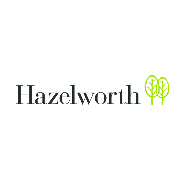 Hazelworth.com logo, a brandable .com business name for sale