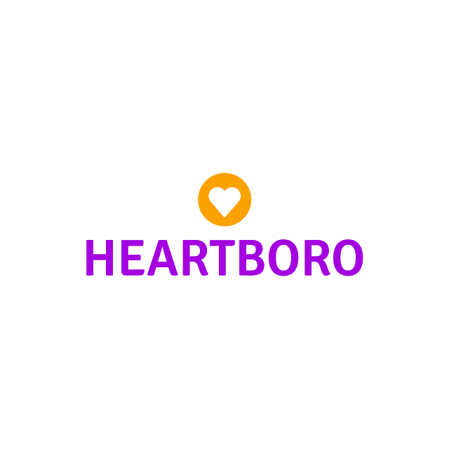 Heartboro.com logo, a brandable .com business name for sale