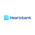 Heartsbank.com logo, a brandable .com business name for sale