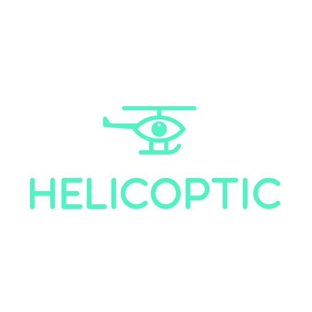 Helicoptic.com logo, a brandable .com business name for sale