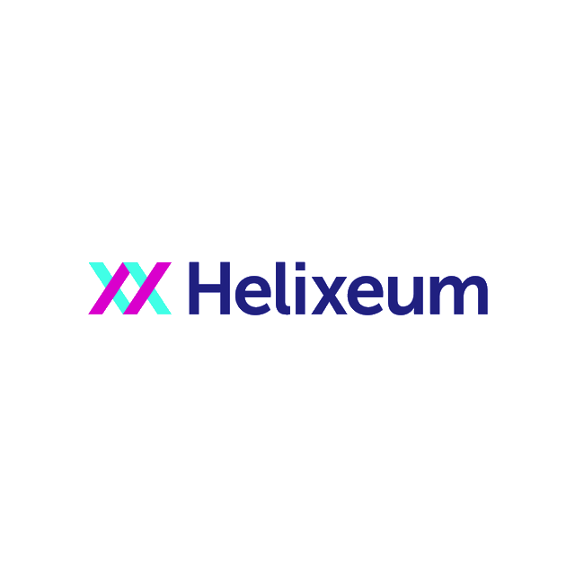 Helixeum.com logo, a brandable .com business name for sale
