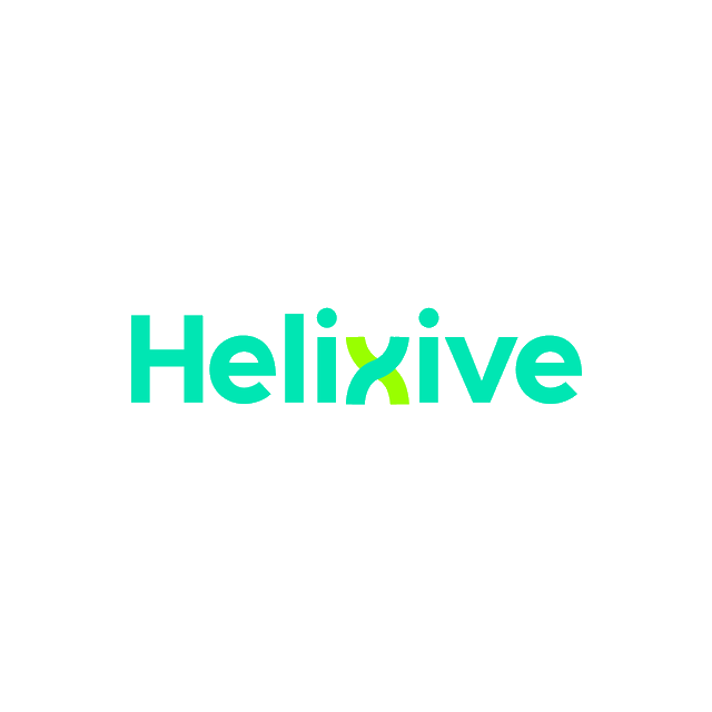 Helixive.com logo, a brandable .com business name for sale