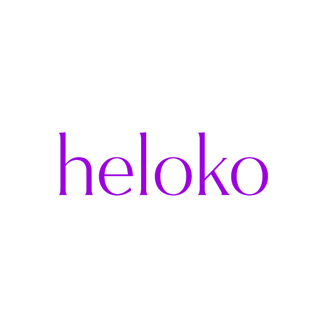 Heloko.com logo, a brandable .com business name for sale