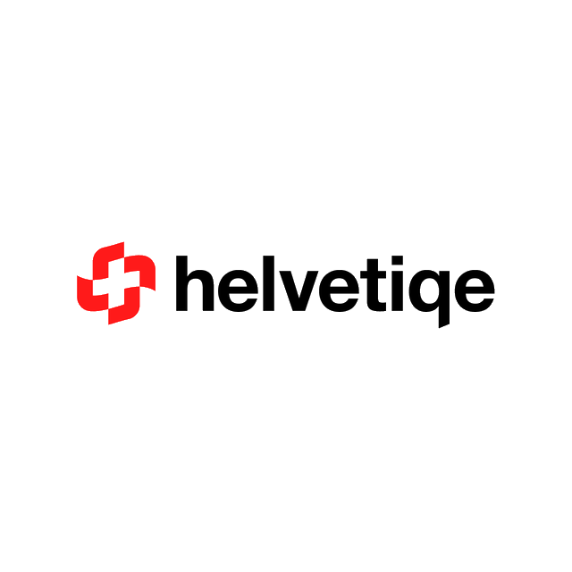 Helvetiqe.com logo, a brandable .com business name for sale