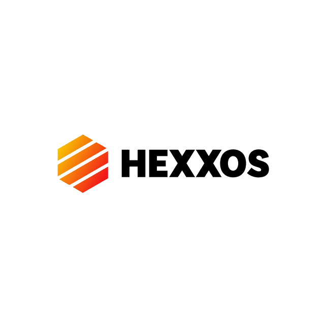 Hexxos.com logo, a brandable .com business name for sale