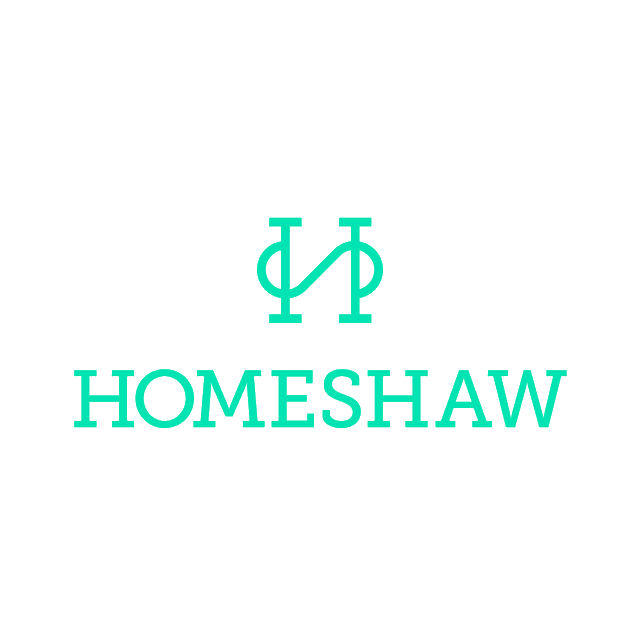 Homeshaw.com logo, a brandable .com business name for sale