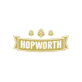 Hopworth.com logo, a brandable .com business name for sale
