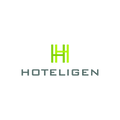 Hoteligen.com logo, a brandable .com business name for sale