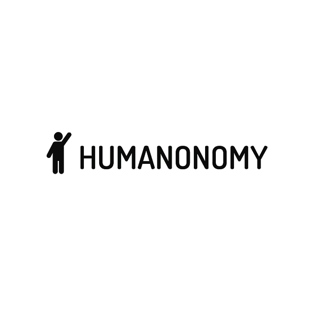 Humanonomy.com logo, a brandable .com business name for sale