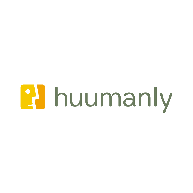 Huumanly.com logo, a brandable .com business name for sale
