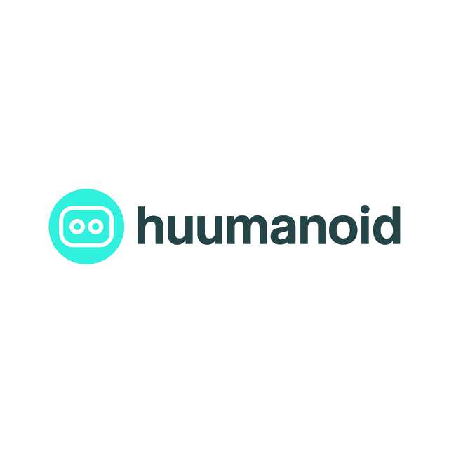 Huumanoid.com logo, a brandable .com business name for sale