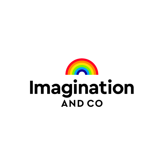 ImaginationAndCo.com logo, a brandable .com business name for sale
