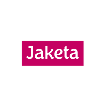 Jaketa.com logo, a brandable .com business name for sale