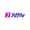 Jiffily.com logo, a brandable .com business name for sale