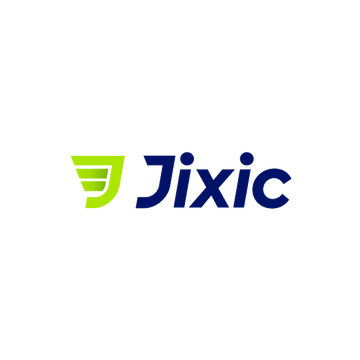 Jixic.com logo, a brandable .com business name for sale