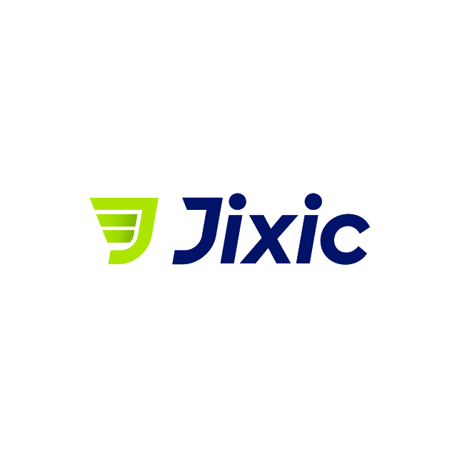 Jixic.com logo, a brandable .com business name for sale