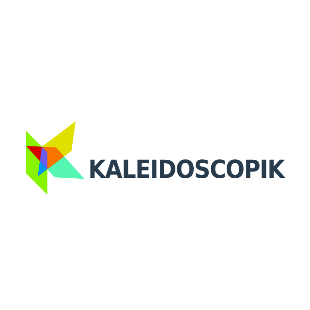 Kaleidoscopik.com logo, a brandable .com business name for sale