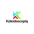 Kaleidoscopiq.com logo, a brandable .com business name for sale