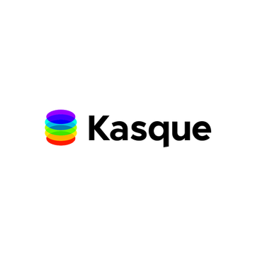 Kasque.com logo, a brandable .com business name for sale