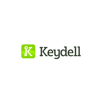 Keydell.com logo, a brandable .com business name for sale