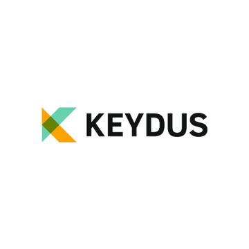 Keydus.com logo, a brandable .com business name for sale