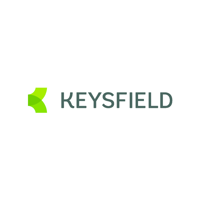 Keysfield.com logo, a brandable .com business name for sale