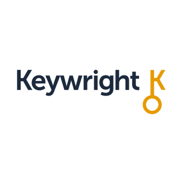 Keywright.com logo, a brandable .com business name for sale