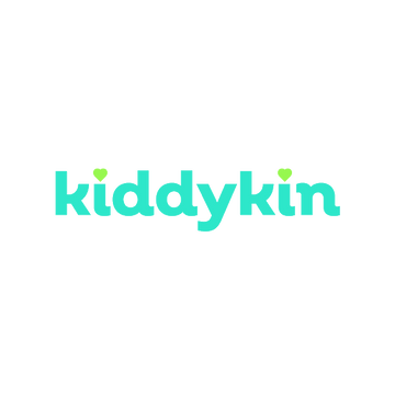 Kiddykin.com logo, a brandable .com business name for sale