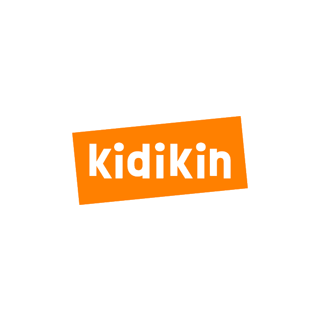 Kidikin.com logo, a brandable .com business name for sale