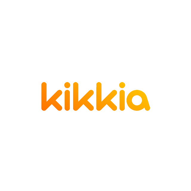 Kikkia.com logo, a brandable .com business name for sale