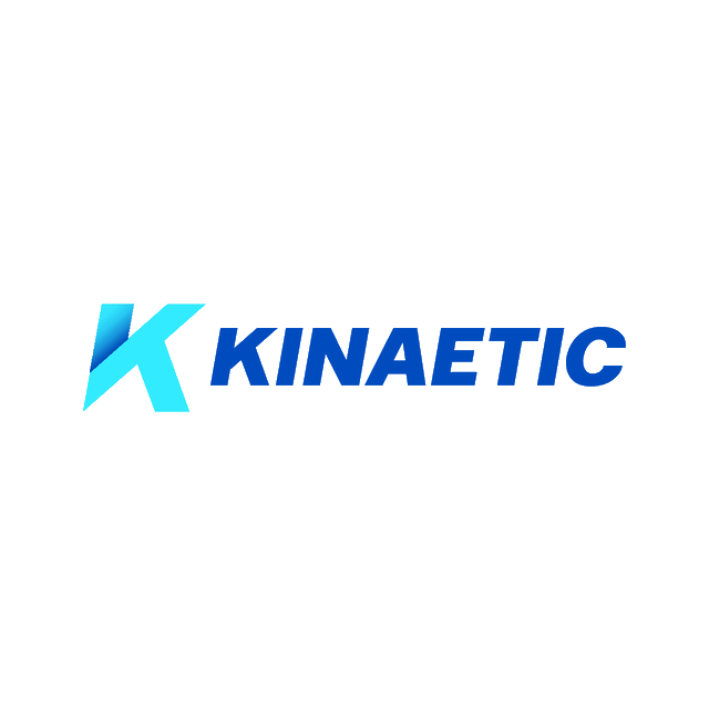 Kinaetic.com logo, a brandable .com business name for sale
