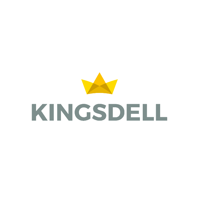 Kingsdell.com logo, a brandable .com business name for sale