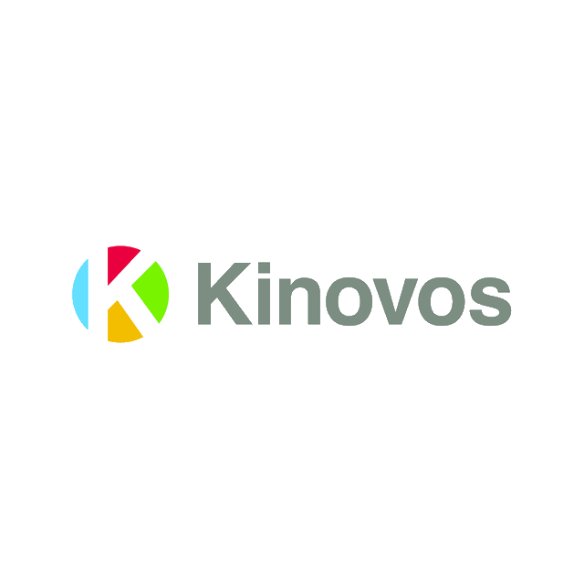 Kinovos.com logo, a brandable .com business name for sale